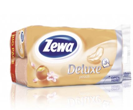 Тоалетна Хартия Zewa Deluxe Праскова Трипластова 20 бр